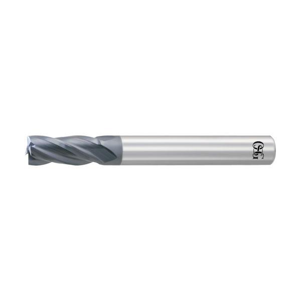 OSG 超硬スクエアエンドミル WXコート4刃ショート 刃径2.5mm 刃長8mm 3130525 ...
