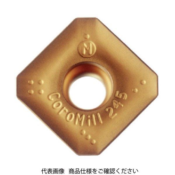 サンドビック SANDVIK コロミル245 フライス加工用チップ(350) K20W R245-1...