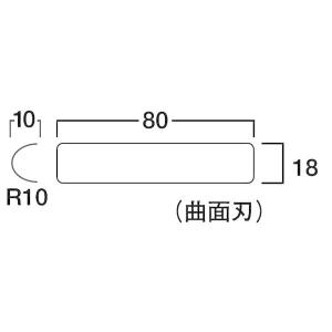 サンダーR10型替刃　細目　SAB-R10S　1セット（20枚）　TJMデザイン　（直送品）