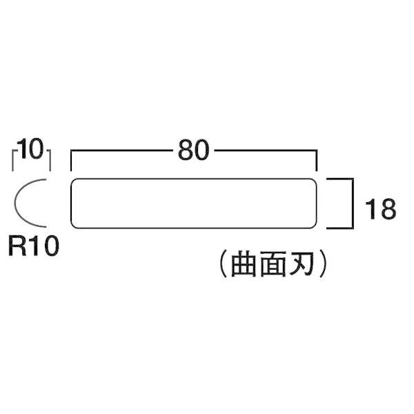 サンダーR10型替刃　中目　SAB-R10C　1セット（20枚）　TJMデザイン　（直送品）