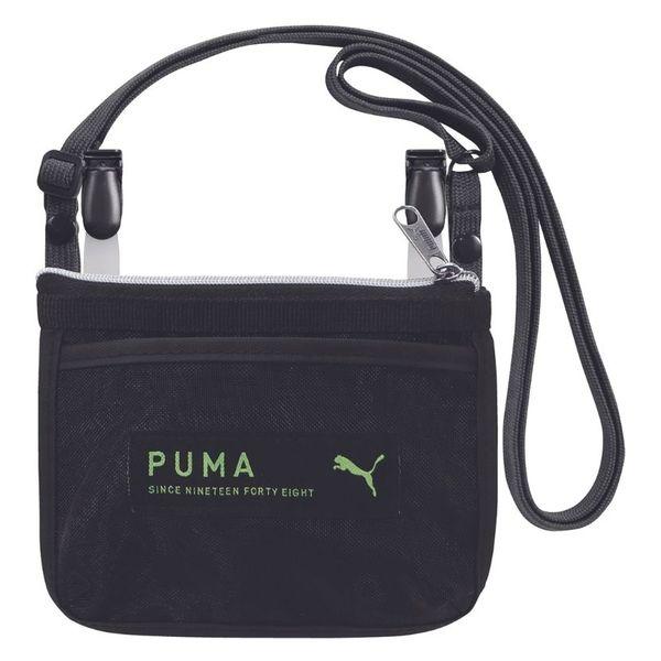 クツワ PUMA プーマ　メッシュポケットポーチ ブラック PM387BK 1個（直送品）