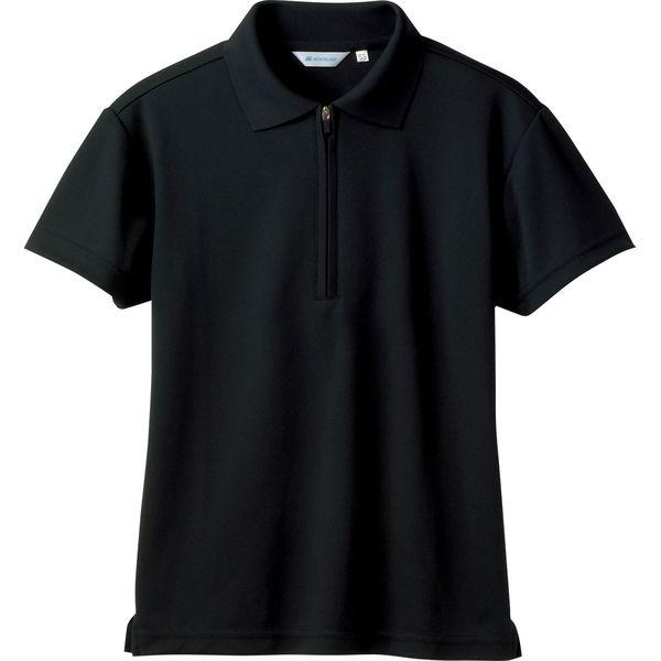 住商モンブラン MONTBLANC（モンブラン） ポロシャツ 兼用 半袖 袖ネット付 黒 L 2-5...