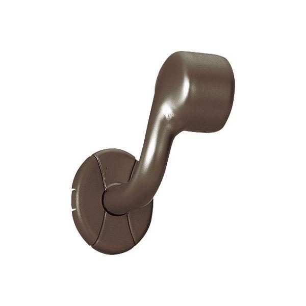 マツ六 35横受エンドブラケット 左用 040-1060 ブラウン BD-10LB　【歩行補助】介援...