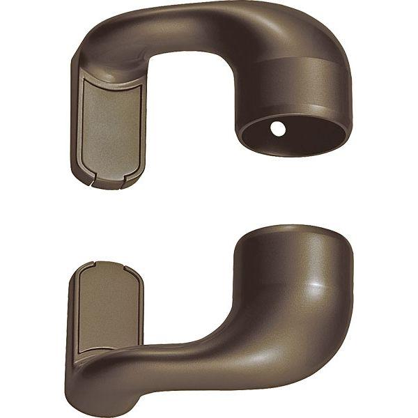 マツ六 35縦枠用持出スリムブラケットカバー付上下セット 040-5015 ブラウン BD-49B　...