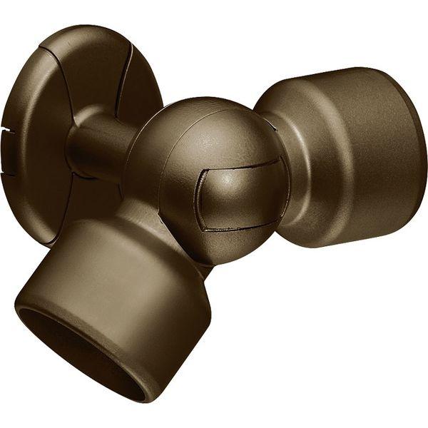 マツ六 35自在ブラケットカバー付 040-5070 ブラウン BD-60B　【歩行補助】介援隊カタ...