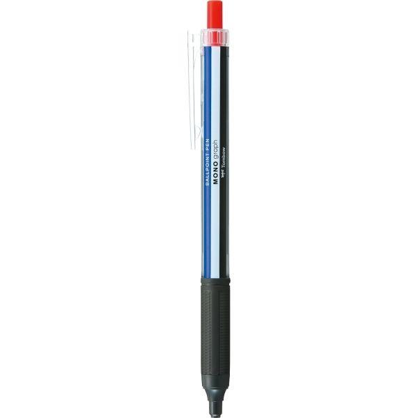 トンボ鉛筆 油性ボールペン モノグラフライト 0.38ｍｍ モノカラー インク赤 BC-MGLU01...
