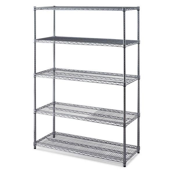アイリスオーヤマ メタルラック (R) 業務用 5段 幅120×奥行46cm スチールラック ワイヤ...