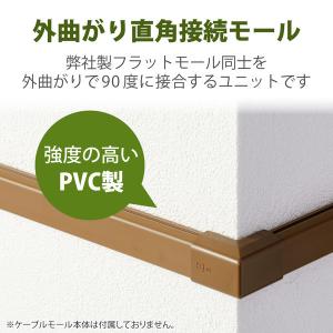 配線カバー 壁用 ケーブルモール 出ズミ LD...の詳細画像3