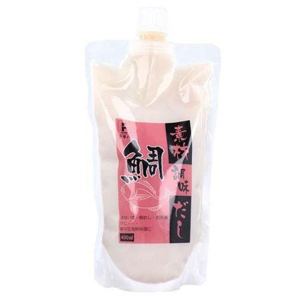 フタバ 素材調味だし 鯛400ml 8083 1セット(400ml×4袋)（直送品）