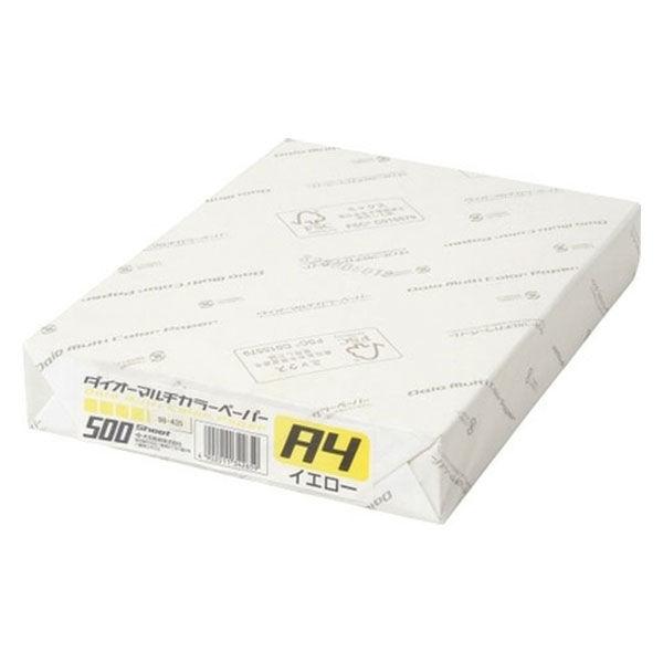 大王製紙 マルチカラー紙 CW-620C A4黄色500枚 1冊（直送品）