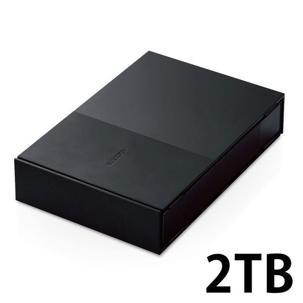 HDD 外付け デスクトップ USB3.2(Gen1) ブラック 2TB ELD-GTV020UBK...