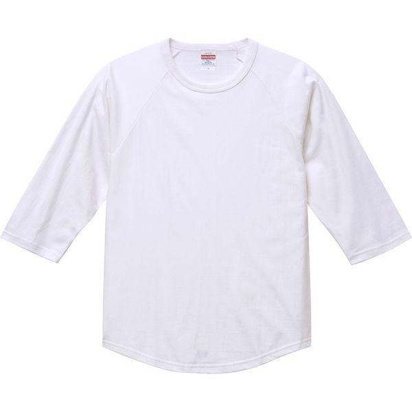 キャブ ５．６オンス ラグラン３／４スリーブ Ｔシャツ XL ホワイト 504501 1セット(2入...