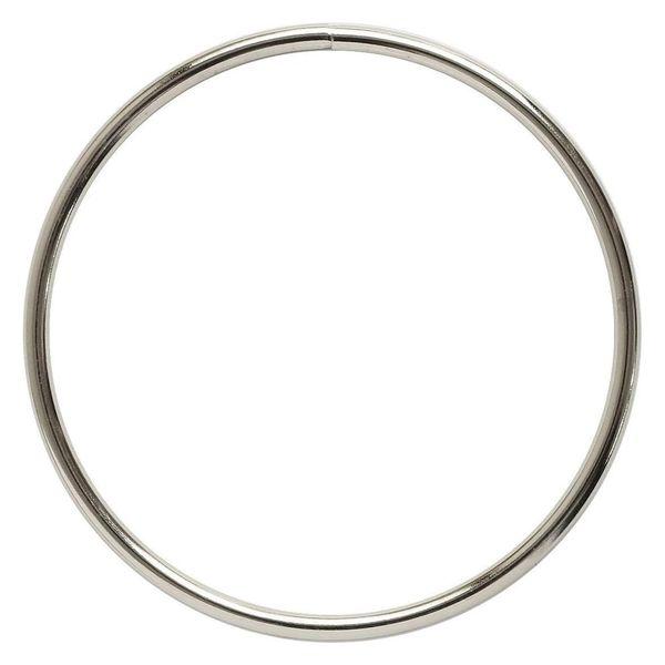 日本紐釦貿易 O型 金属持ち手 リングハンドル ニッケル 内径10cm 2個入 SGM-RING10...