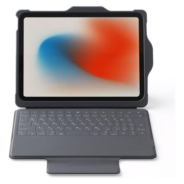 プリンストン iPad10世代用キーボード付き保護ケース PTA-IPD10KC-GY/1Y 1台（...
