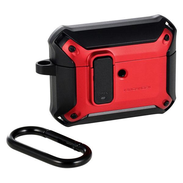 AirPods Pro 3 ケース MagSafe対応 ZEROSHOCK レッド AVA-AP07...