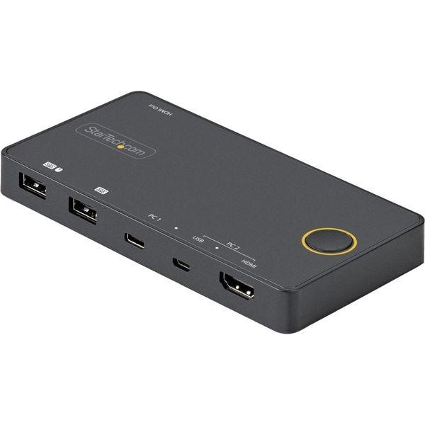 2ポートKVMスイッチ／USB-A ＆ USB-C切替器　SV221HUC4K　1個　StarTec...