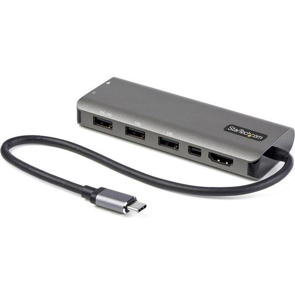 ドッキングステーション Type-C接続 HDMI×1 mini DP×1 USB-A×3 USB-...