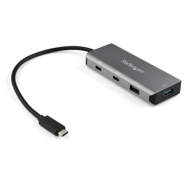 USBハブ Type-C接続 4ポート USB-C×2 USB-A×2 10Gbps　HB31C2A...