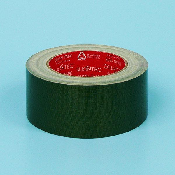 つくし工房 布ラインテープ 50mm幅25m 緑 TP-110G 1セット(5巻入)（直送品）