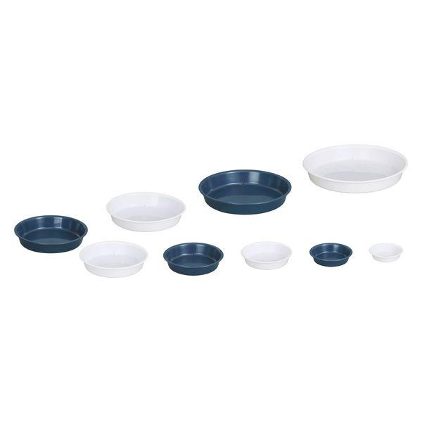 アイリスオーヤマ 鉢受皿中深型 ホワイト 4号 植木鉢 プラスチック 室内 鉢 1個（直送品）