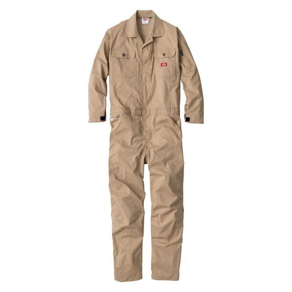 コーコス信岡　Dickies  D-746  ストレッチＣＶＣ長袖ツナギ 4L カーキ 1着（直送品...