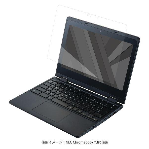 NEC Chromebook Y3 11.6インチ用 液晶保護 ガラスフィルム 高透明 EF-CBN...
