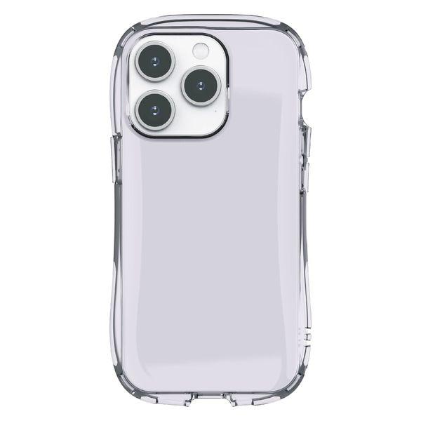 グルマンディーズ iPhone15Pro 対応クリスタルクリアケース ライトピンク GMD-17LP...