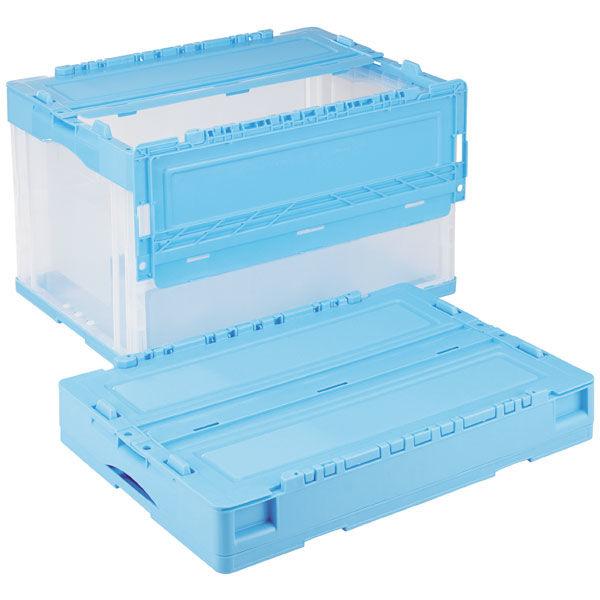 CSS51NR 50L ブルー透明 ACCN555 1個 岐阜プラスチック工業（直送品）