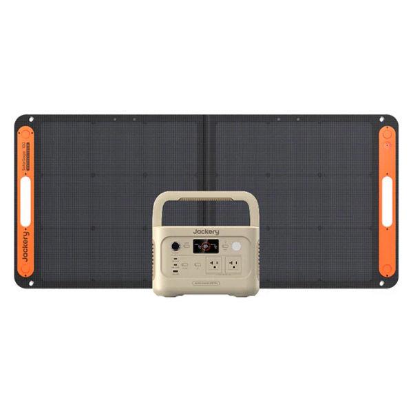 Jackery Solar Generator 600 サンドベージュ Plus 100W JE-6...
