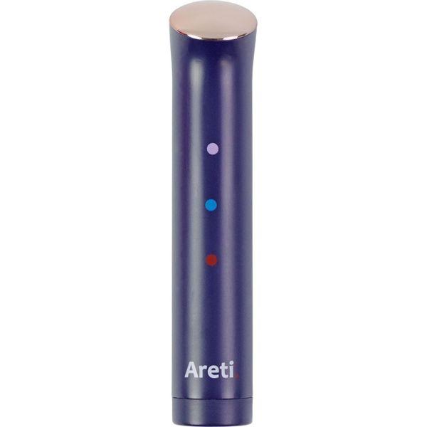 Areti（アレティ） 美顔器 電池式 3色LED ハンディ 軽量 電池式 メンズ インディゴ（直送...