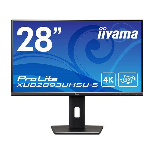 iiyama 液晶ディスプレイ　２８型／３８４０×２１６０／ＨＤＭＩ、ＤｉｓｐｌａｙＰｏｒｔ） XU...