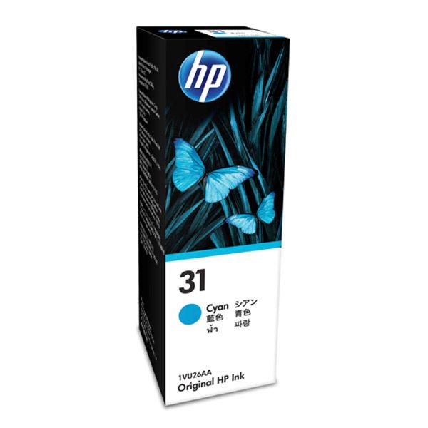 HP（ヒューレット・パッカード） 純正インクボトル HP31 シアン 1VU26AA 1個（直送品）