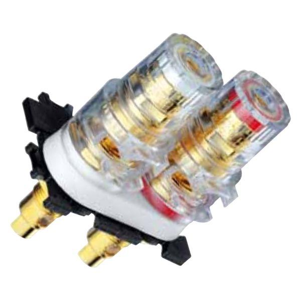 WBT Yラグ端子対応/絶縁ダブルポールスピーカーターミナル(4個) WBT-0735 1セット(4...