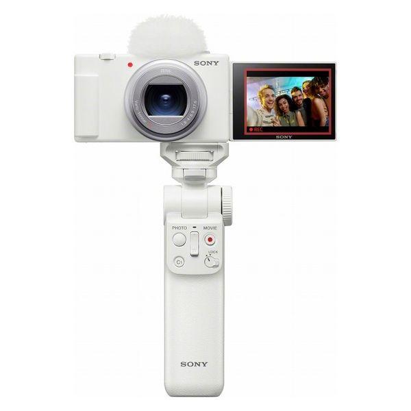 SONY デジタルカメラ　ＶＬＯＧＣＡＭ　ＺＶー１　ＩＩ　ホワイト（シューティンググリップキット） ...