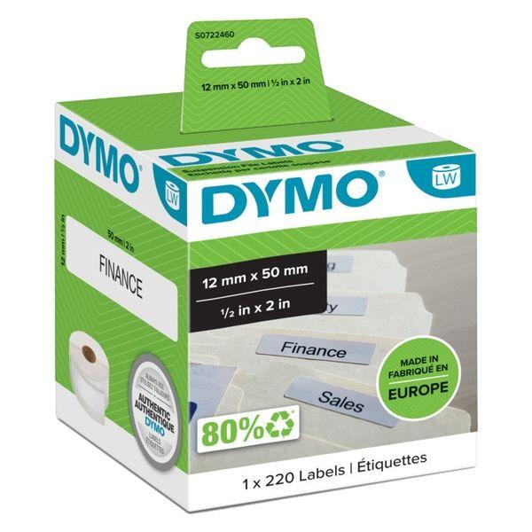 DYMO（ダイモ） ダイモ ラベルプリンター用 フォルダーラベル 12×50mm 220枚 S072...