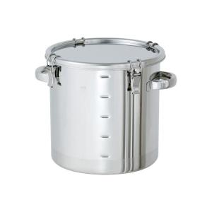 MONOVATE ステンレス密閉容器 目盛付 (クリップ式) 400L CTH-M-77 1個 62-1371-73（直送品）
