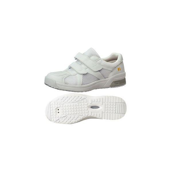【ナースシューズ/靴】ミドリ安全 CSSー306N 静電 ホワイト 25.5cm 1足（直送品）