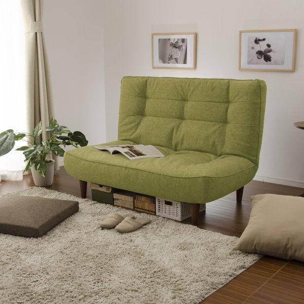 セルタン ハイバックソファ　LULU-2P タスクグリーン A40p-583GRN 1台　（直送品）