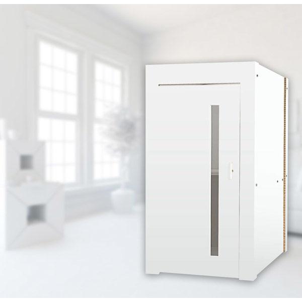 カワグチマック Paper Style ワークブースボックス ホワイト Ver.1.6　1台（直送品...