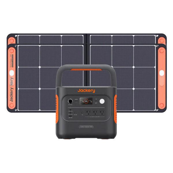 Jackery Solar Generator 2000New +100W2枚セット JE-2000...
