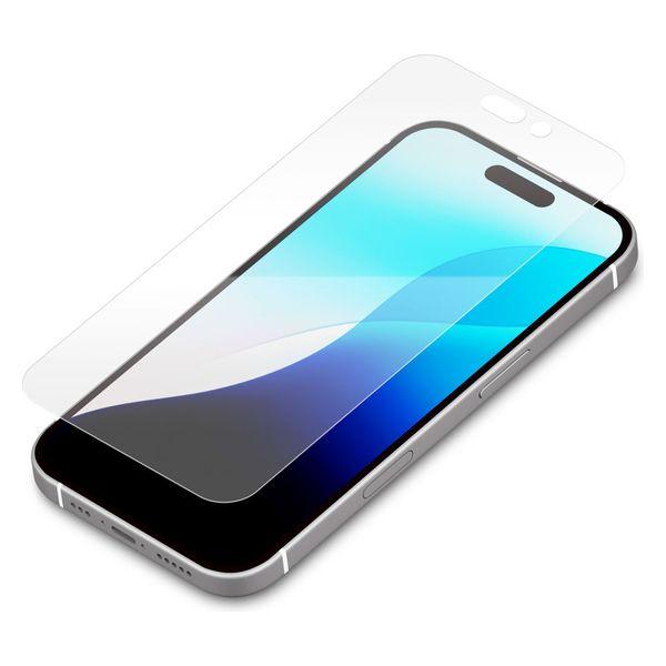 PGA iPhone 16/15/15 Pro用 液晶保護フィルム 高透明 PG-24AHD01 1...
