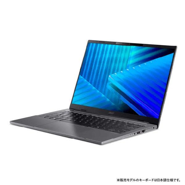 Acer 14インチ ノートパソコン TravelMate X4 14 AI スチールグレイ TMX...