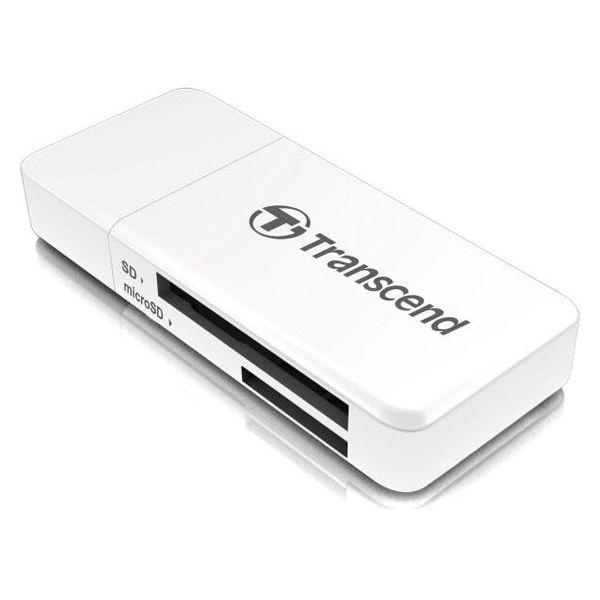 トランセンド  ＳＤ／ｍｉｃｒｏＳＤ　Ｃａｒｄ　Ｒｅａｄｅｒ　ＵＳＢ　３．１　Ｇｅｎ　１　Ｗｈｉｔｅ...