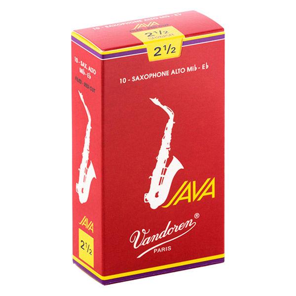 VANDOREN アルトサクソフォン用リード JAVA RED 硬さ:2-1/2 SR2625R 1...