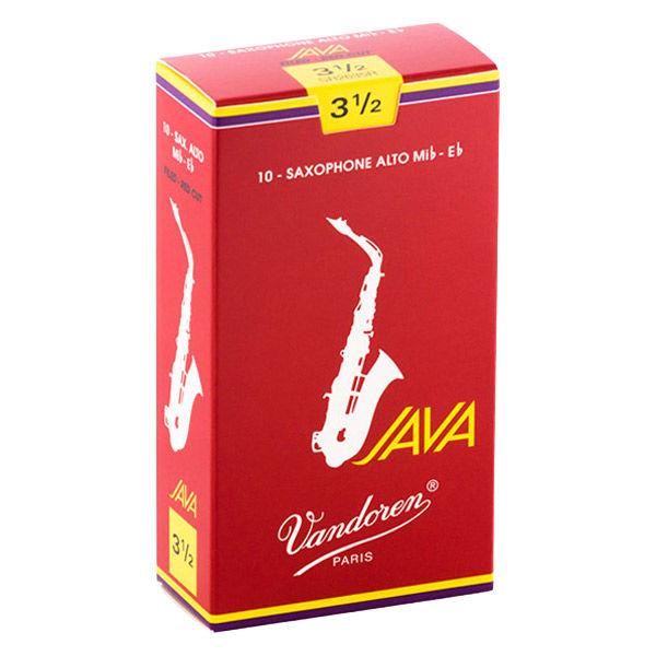 VANDOREN アルトサクソフォン用リード JAVA RED 硬さ:3-1/2 SR2635R 1...