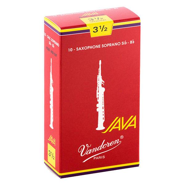 VANDOREN ソプラノサクソフォン用リード JAVA 硬さ:3-1/2 SR3035R 1個（直...