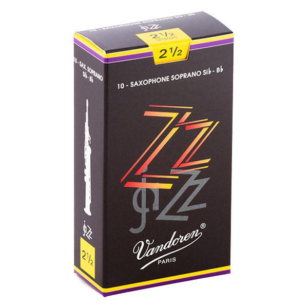 VANDOREN ソプラノサクソフォン用リード ZZ 硬さ:2-1/2 SR4025 1個（直送品）