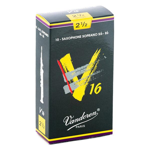 VANDOREN ソプラノサクソフォン用リード V16 硬さ:2-1/2 SR7125 1個（直送品...