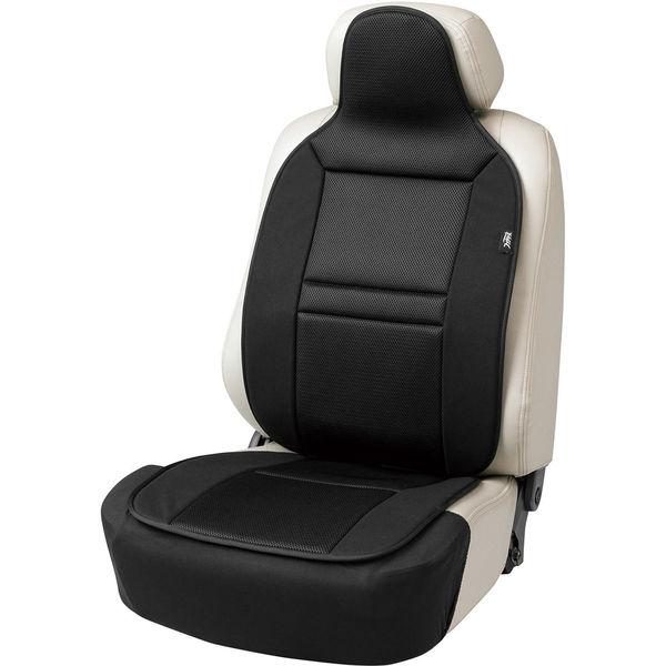 BONFORM シートクッション ファブリーズ ブラック フロント1枚 4123-91BK 1個（直...