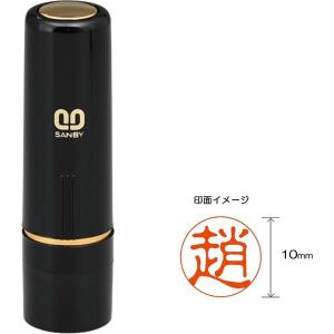 サンビー クイック10 既製品 中国姓 【趙】 QTKC-014（直送品）